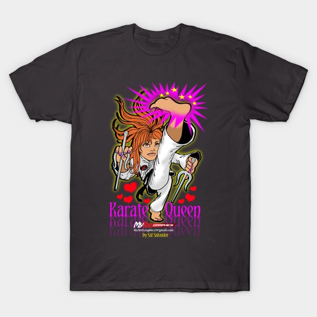 Karate Queen T-Shirt by MyTeeGraphics